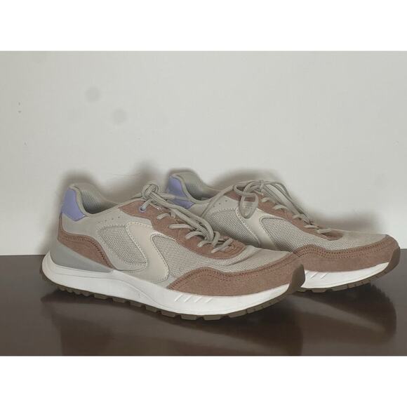 SKECHERS FURY WOMEN’S ATHLETIC SHOE Brown/ Taupe Sz 8 Comfort Memory Foam - Picture 2 of 8